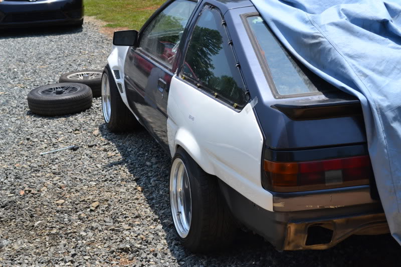 Toyota AE86 Levin / UK Corolla GT 40mm wider Rear Over-fenders 3dr