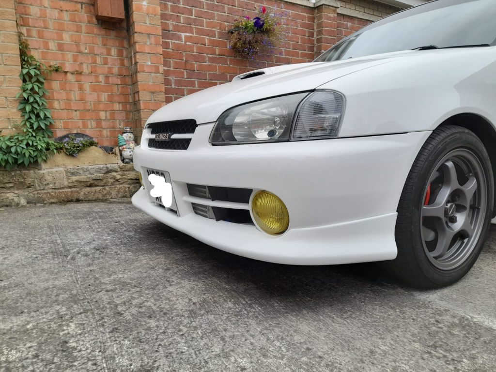Toyota EP91 Glanza pre-facelift OEM style front spoiler/lip