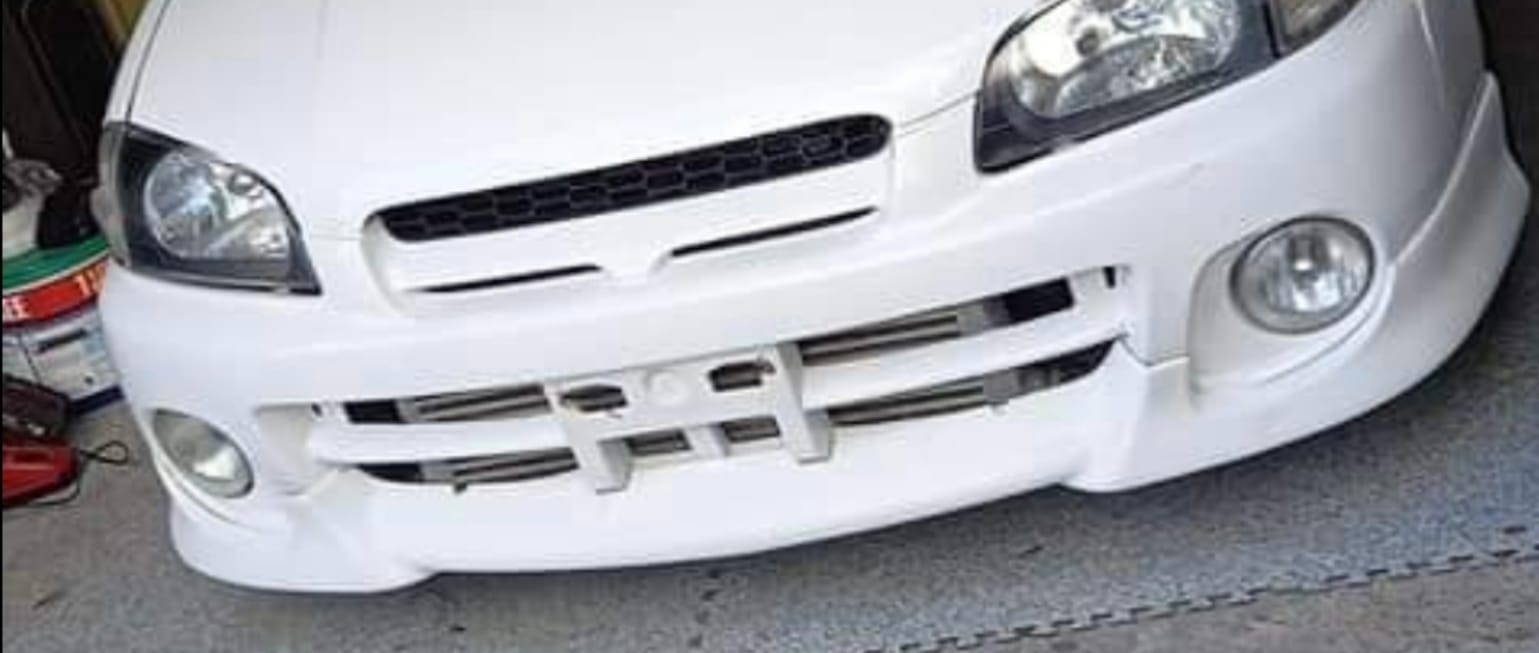 Toyota EP91 Glanza face-lift OEM style front spoiler/lip