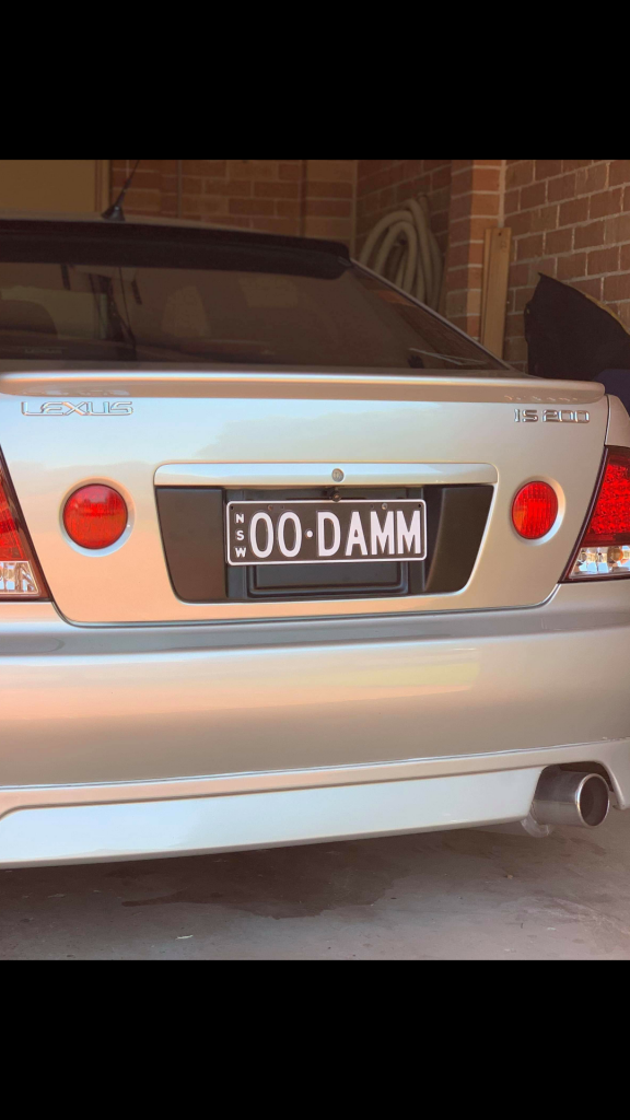 Lexus IS200/IS300/Altezza JDM Rear plate surround